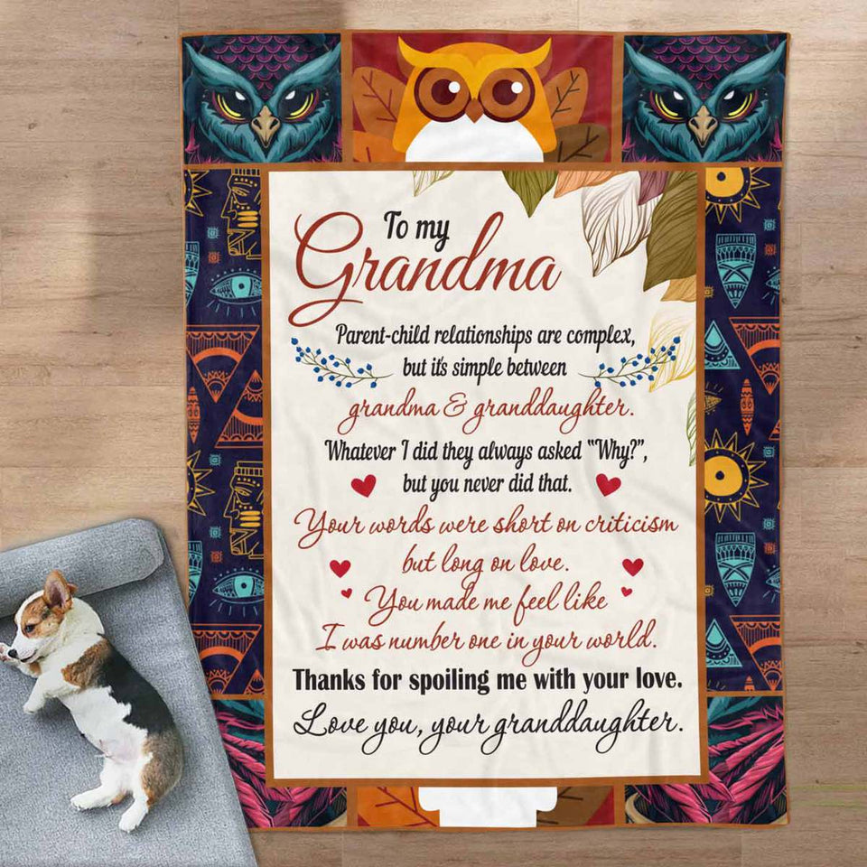 RN0544 - Grandma & Granddaughter - Blanket