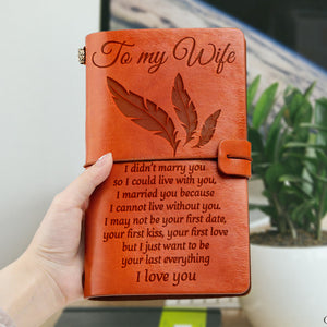 N1877 - I Cannot Live Without You - Notebook