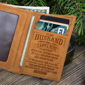 RE1948 - My Husband - Trifold Wallet