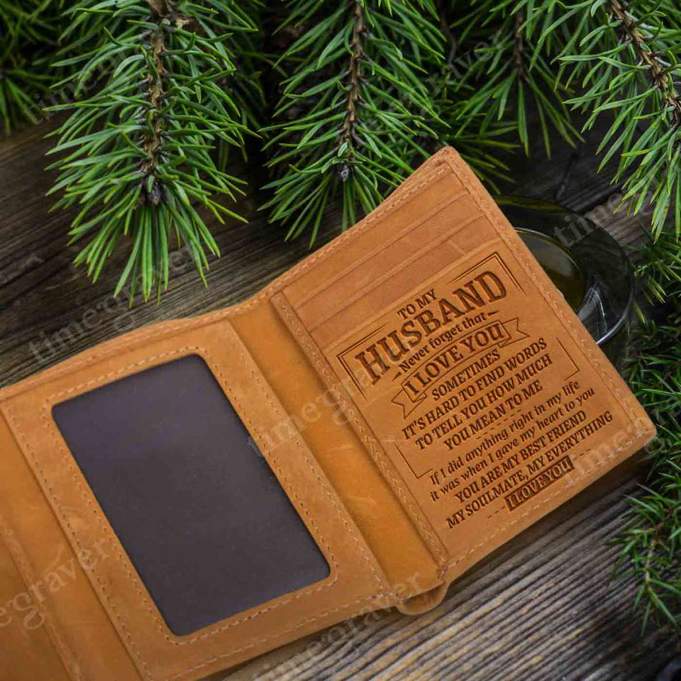 RE1948 - My Husband - Trifold Wallet