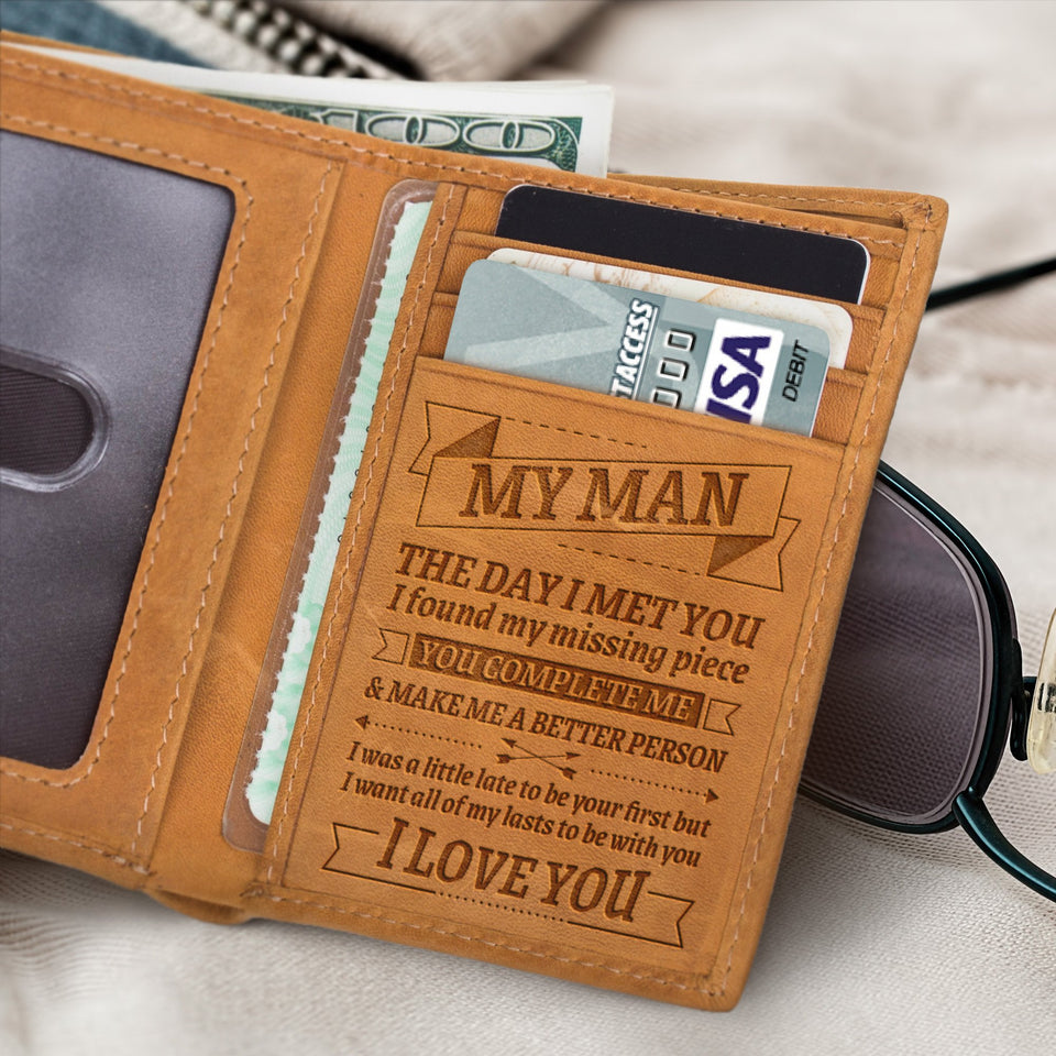 RE1998 - You Complete Me - Trifold Wallet