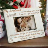 AB2266 - My Sweet Heart - Wood Frame