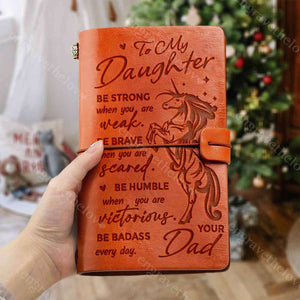 N7460 - Be Badass Every Day - Leather Journal