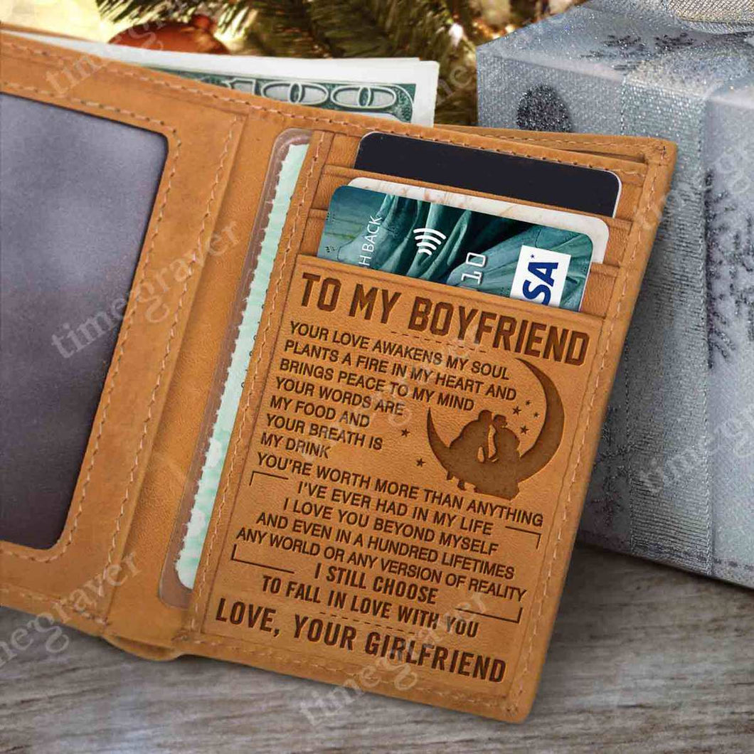 RE2435 - Fire In My Heart - Trifold Wallet