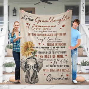 RN2777 - My Amazing Granddaughter - Blanket