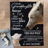 RN2797 - Old Wolf - Blanket