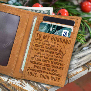 RE2951 - I Married You - Trifold Wallet