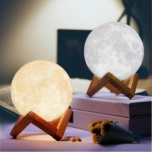You're Valuable And Powerful - Moon Lamp